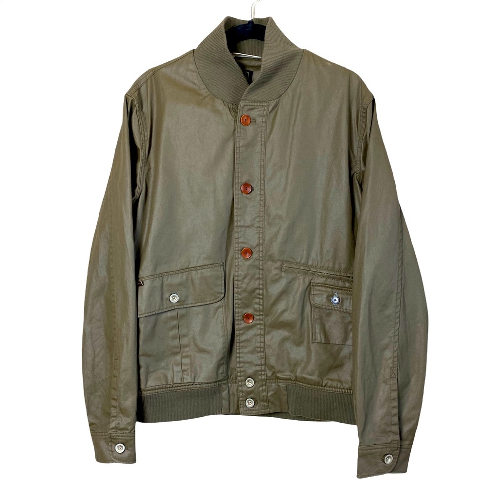 Paul Smith Jeans Green 725K Button Down Jacket Size Large